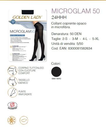 GOLD    24HHH- 24hhh collant donna microglam - Fratelli Parenti